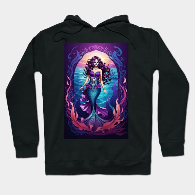 Colorful Dia De La Muerte Hoodie by MGRCLimon